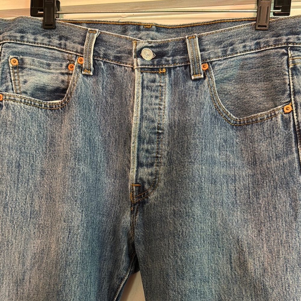 Vintage original Levi’s 501’s fabulous worn in button fly no stretch fits 29”